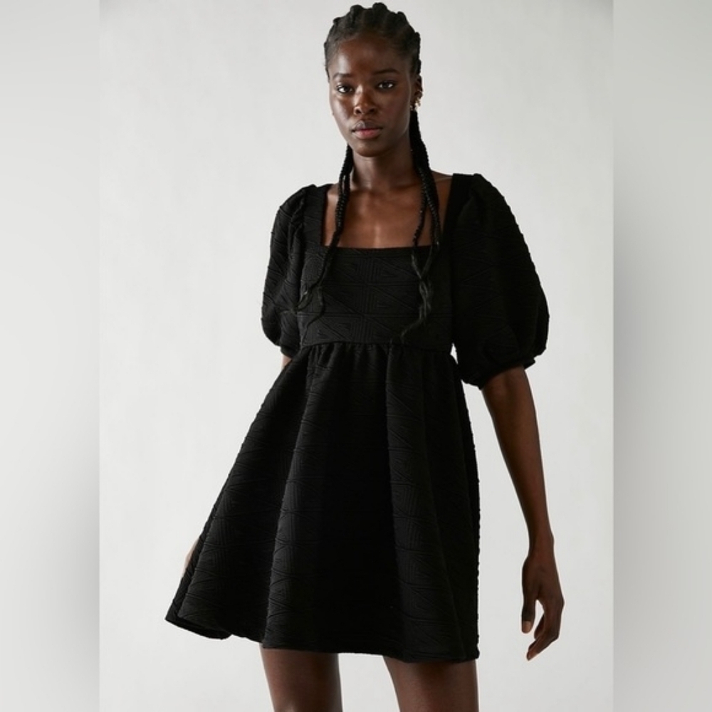 Free People Violet Mini Dress Black-